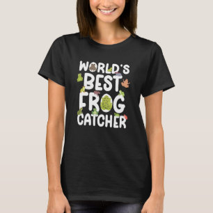 World's Best Frog Catcher Kids Frog Hunter Boys T-Shirt