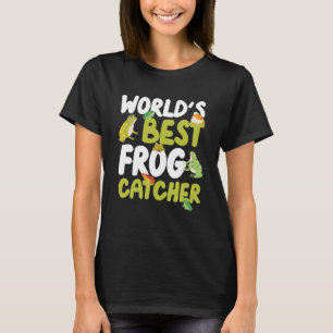 World's Best Frog Catcher Kids Frog Hunter Boys T-Shirt