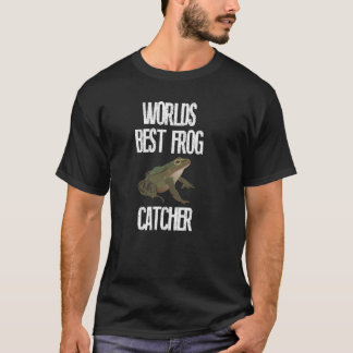 World's Best Frog Catcher Kids Girls Frog Hunter T-Shirt