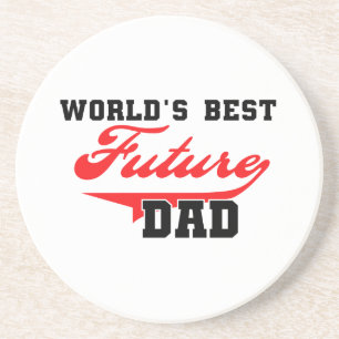 World's Best Future Dad Gifts Coaster