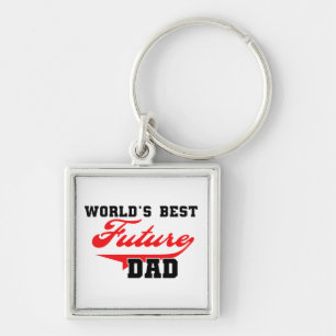 World's Best Future Dad Gifts Keychain