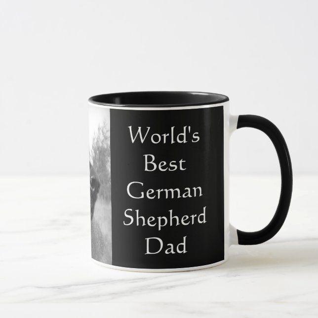 World's Best German Shepherd Dad Mug (Right)