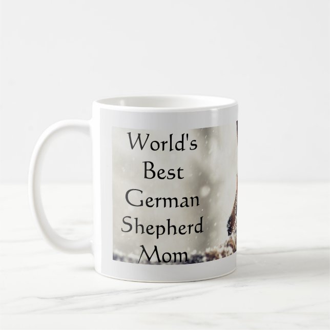 World's Best German Shepherd Mom Coffee Mug (Left)