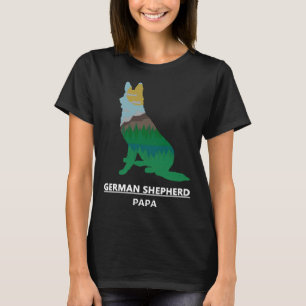 Worlds Best German Shepherd Papa T-Shirt