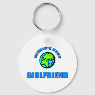 World's Best Girlfriend Keychain
