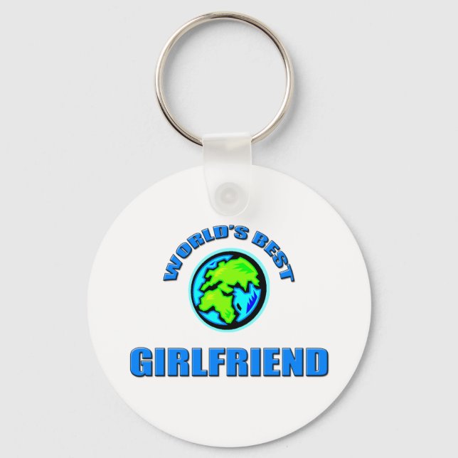 World's Best Girlfriend Keychain (Front)
