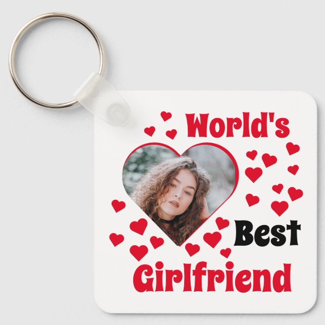 World's Best Girlfriend Keychain (Front)