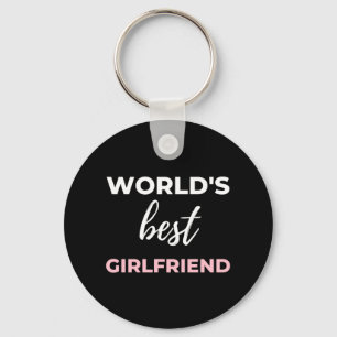 World's Best Girlfriend Keychain