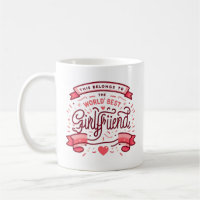  World's Best Girlfriend Mug, girlfriend gift, 