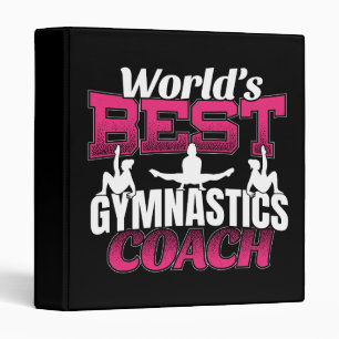 World's Best Girls Gymnastics Coach Binder