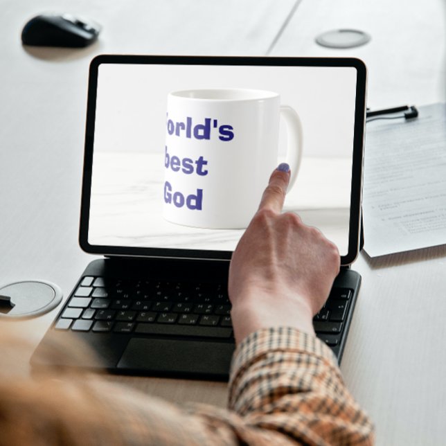 World's best God funny Coffee Mug (Creator Uploaded)