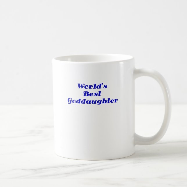 Worlds Best Goddaughter Coffee Mug (Right)
