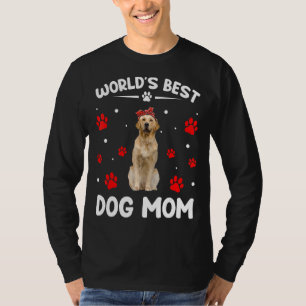 World's Best Golden Retriever Dog Mom Funny Mother T-Shirt