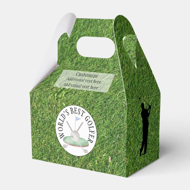 World's Best Golfer Favour Box (Front Side)