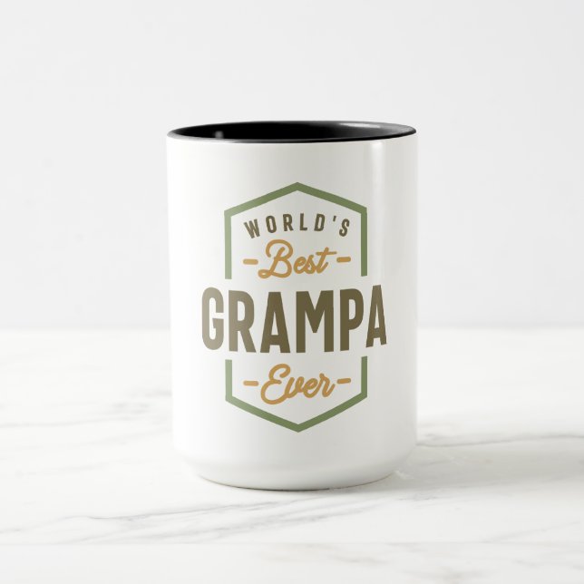 World's Best Grampa Ever - Legendary Grandpa Mug (Center)