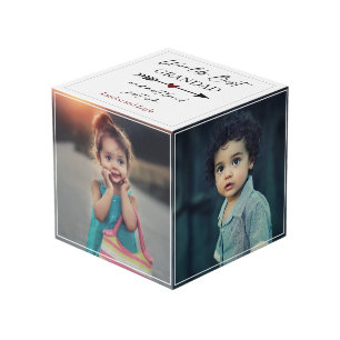 World's Best Grandad & Most Loved Photo Gift Cube