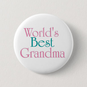 Worlds Best Grandma 3 2 Inch Round Button