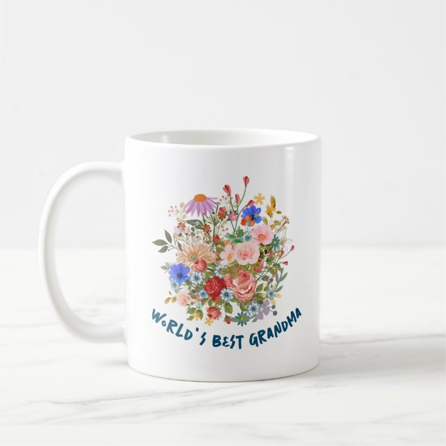 World's Best Grandma Coffee Mug (Left)