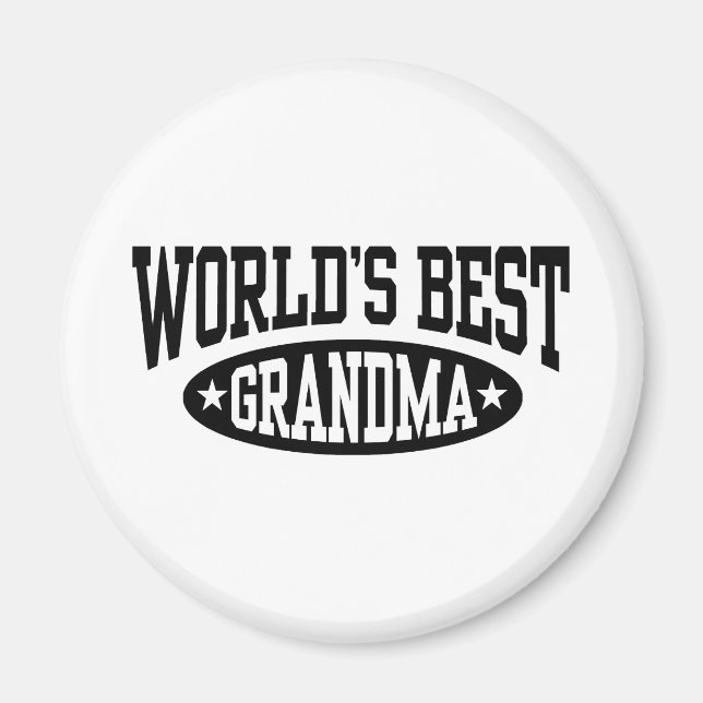 World's Best Grandma Magnet (Front)