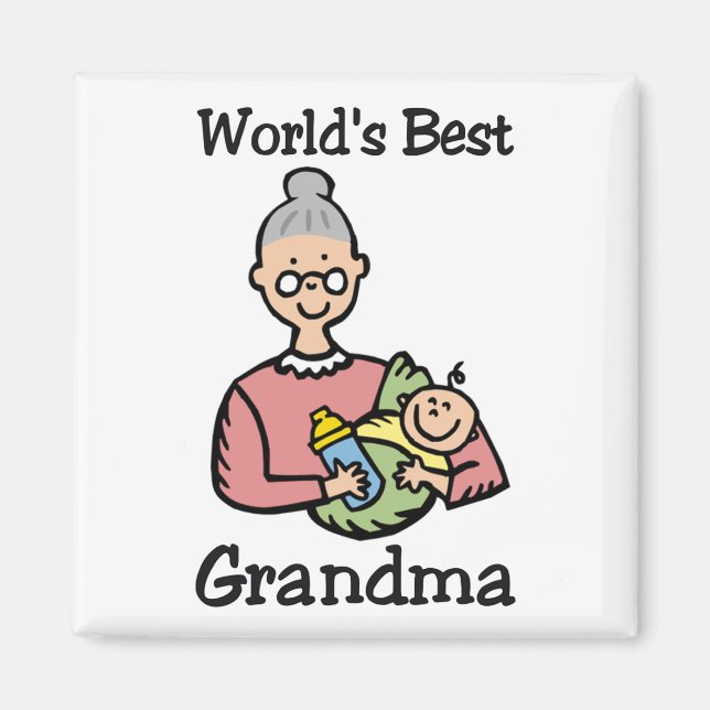 World's Best Grandma magnet (Front)