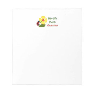 World's Best Grandma Notepad