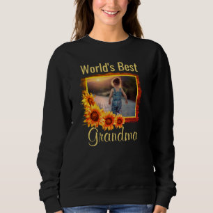 World's Best Grandma Personalized Photo Sweatshirt