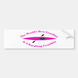 World's Best Grandma(pink) Bumper Sticker