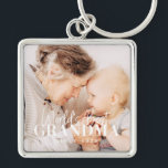 World's Best Grandma Since 20XX Simple Chic Photo Keychain<br><div class="desc">This simple and modern design is composed of serif and cursive typography and add a custom photo</div>