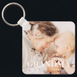 World's Best Grandma Since 20XX Simple Chic Photo Keychain<br><div class="desc">This simple and modern design is composed of serif and cursive typography and add a custom photo</div>