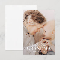 World's Best Grandma Since 20XX Simple Chic Photo