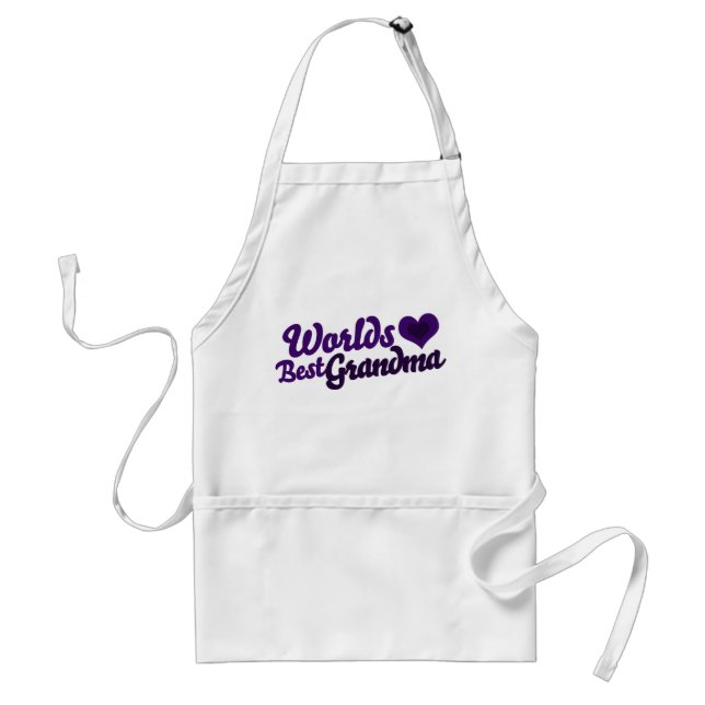 Worlds Best Grandma Standard Apron (Front)