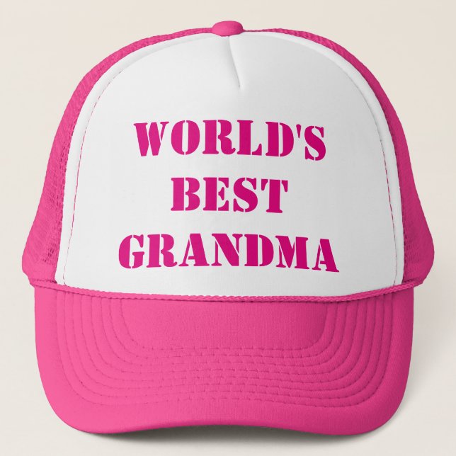 World's best Grandma Trucker Hat (Front)