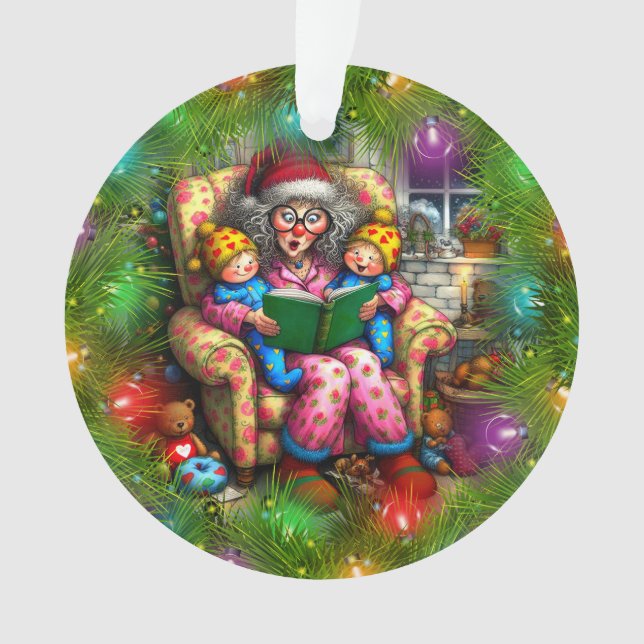 World's Best Grandmother / Mom / Babysitter Ornament (Front)