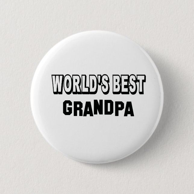 World's best Grandpa 2 Inch Round Button (Front)