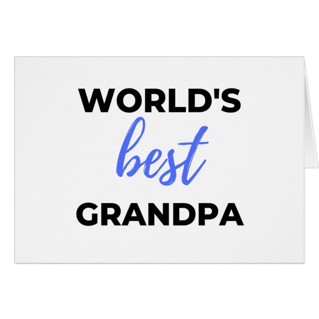 World's Best Grandpa bl (Front Horizontal)