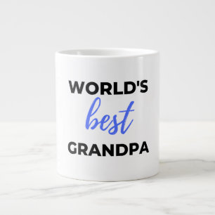 World's Best Grandpa bl Large Coffee Mug