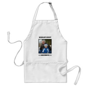 World's Best Grandpa Custom Photo Personalized Standard Apron