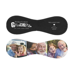 World's Best Grandpa Est Photo Collage Baseball