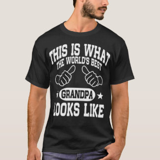 Worlds Best Grandpa female female  T-Shirt