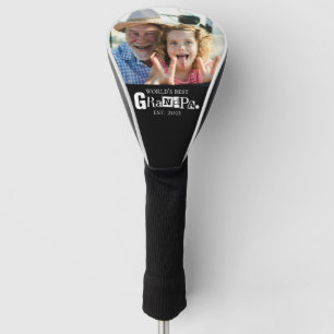 World's Best Grandpa Photo Gift For Grandad Golf Head Cover