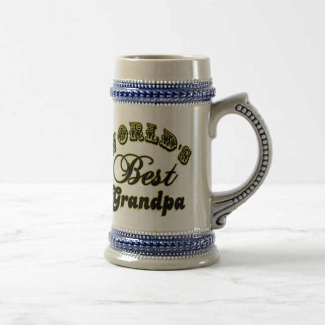 World's Best Grandpa Stein (Right)