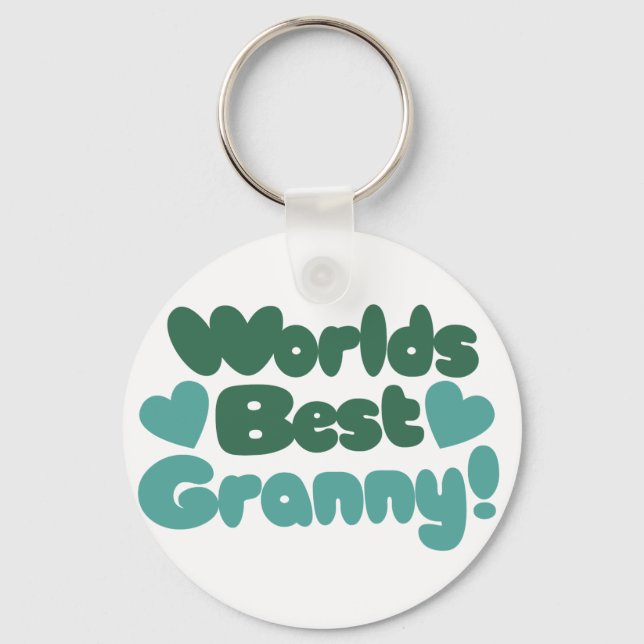 Worlds Best Granny Keychain (Front)