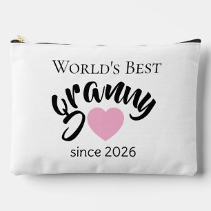 Worlds Best Granny Since Year Photo Cute  Accessory Pouch