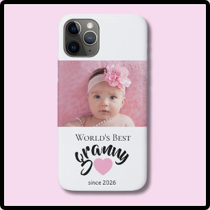 Worlds Best Granny Since Year Photo Cute  iPhone 11 Pro Case
