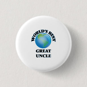 World's Best Great Uncle 1 Inch Round Button