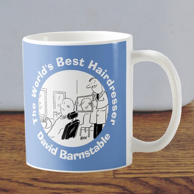World's Best Hairdresser to Personalise Coffee Mug (Creator Uploaded)
