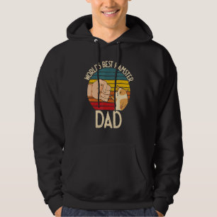 World's Best Hamster Dad Costume For Animal Lovers Hoodie