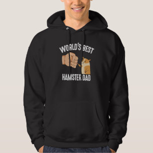 World's Best Hamster Dad Costume For Animal Lovers Hoodie
