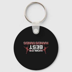 World's Best Handstands Gymnastics Keychain