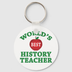 World's Best History Teacher Keychain